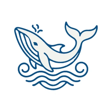 Android adaptive icon of the whale in a circle mask
