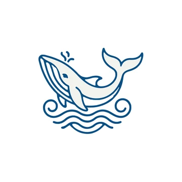 macOS app icon of the whale on a rounded tile