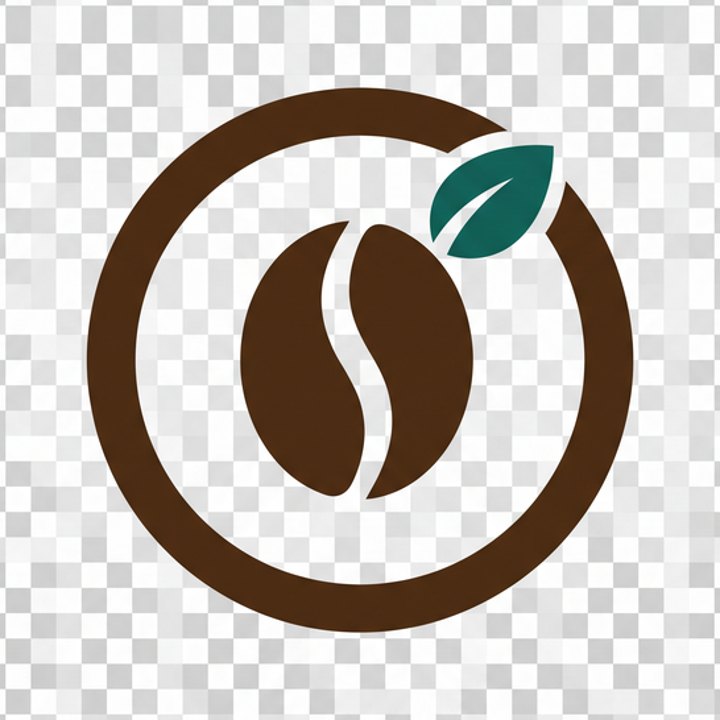 Coffee bean logo as uploaded
